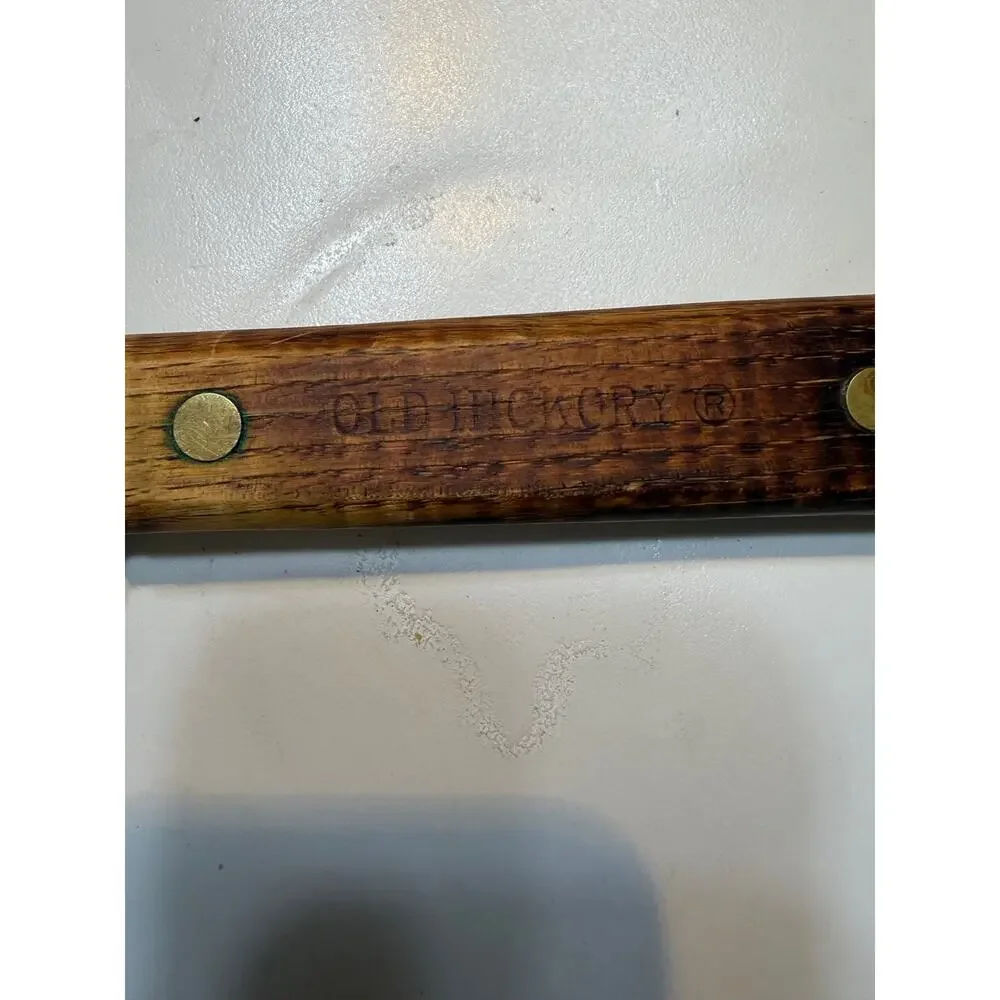 Old Hickory Ontario Knife Co. Tru Edge Cutlery USA Brass Rivets Full Tang